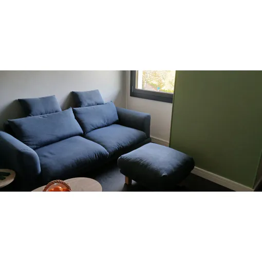 Canapé Marque Tediber Avec Pouf occasion reconditionné disponible sur Rakuten