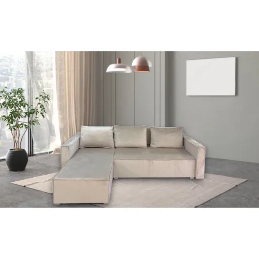 CANAPE PARIS PEARL CONVERTIBLE ANGLE REVERSIBLE VELOURS BEIGE 232x147x72cm Bon état - 800,00 € CANAPE PARIS PEARL CONVERTIBLE ANGLE REVERSIBLE VELOURS BEIGE 232x147x72cm Bon état reconditionné disponible sur Rakuten
