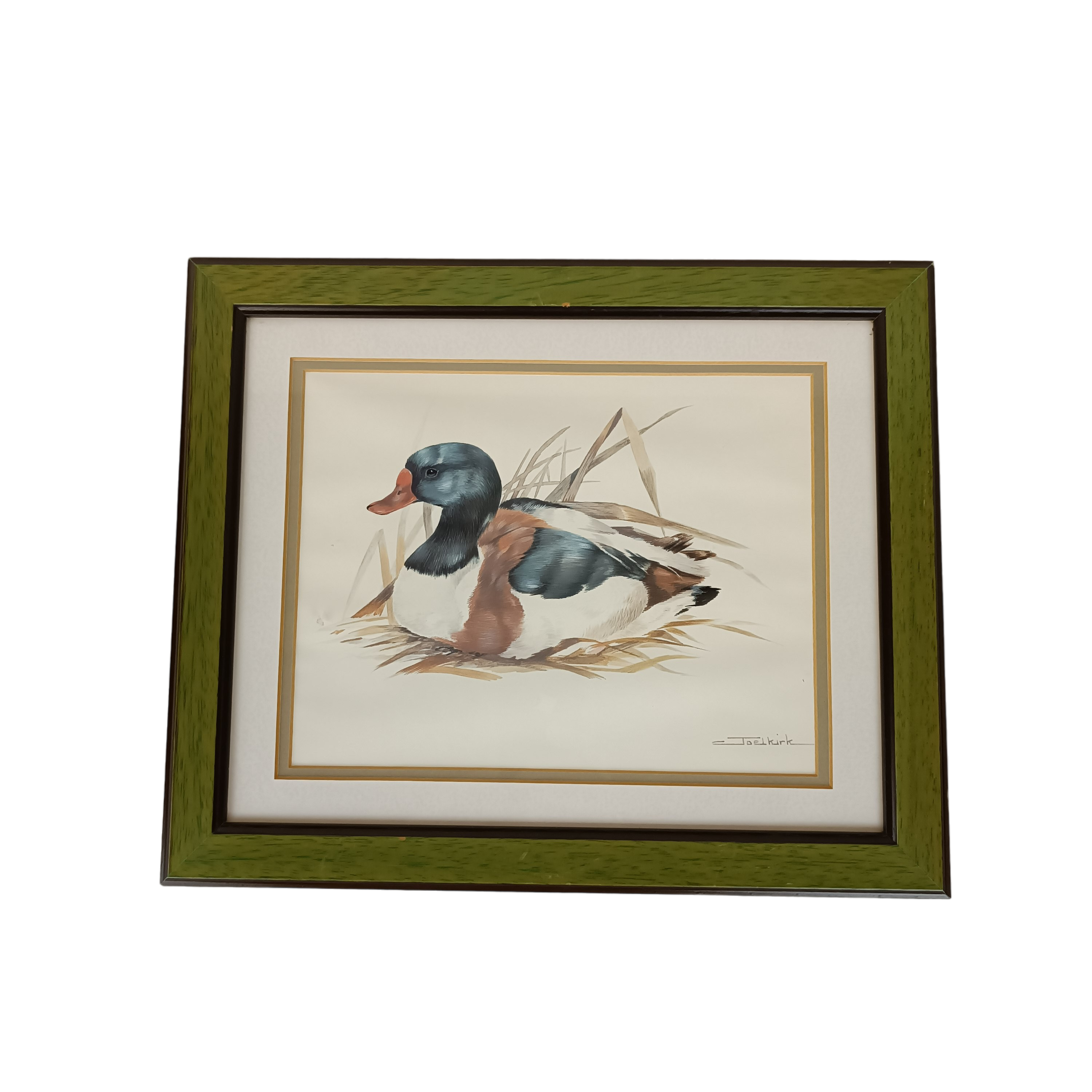 Acheter Canard Colvert sauvage vintage, Joel Kirk, impression encadrée sous verre État correct - 11,55 € Canard Colvert sauvage vintage, Joel Kirk, impression encadrée sous verre État correct reconditionné disponible sur Label Emmaüs