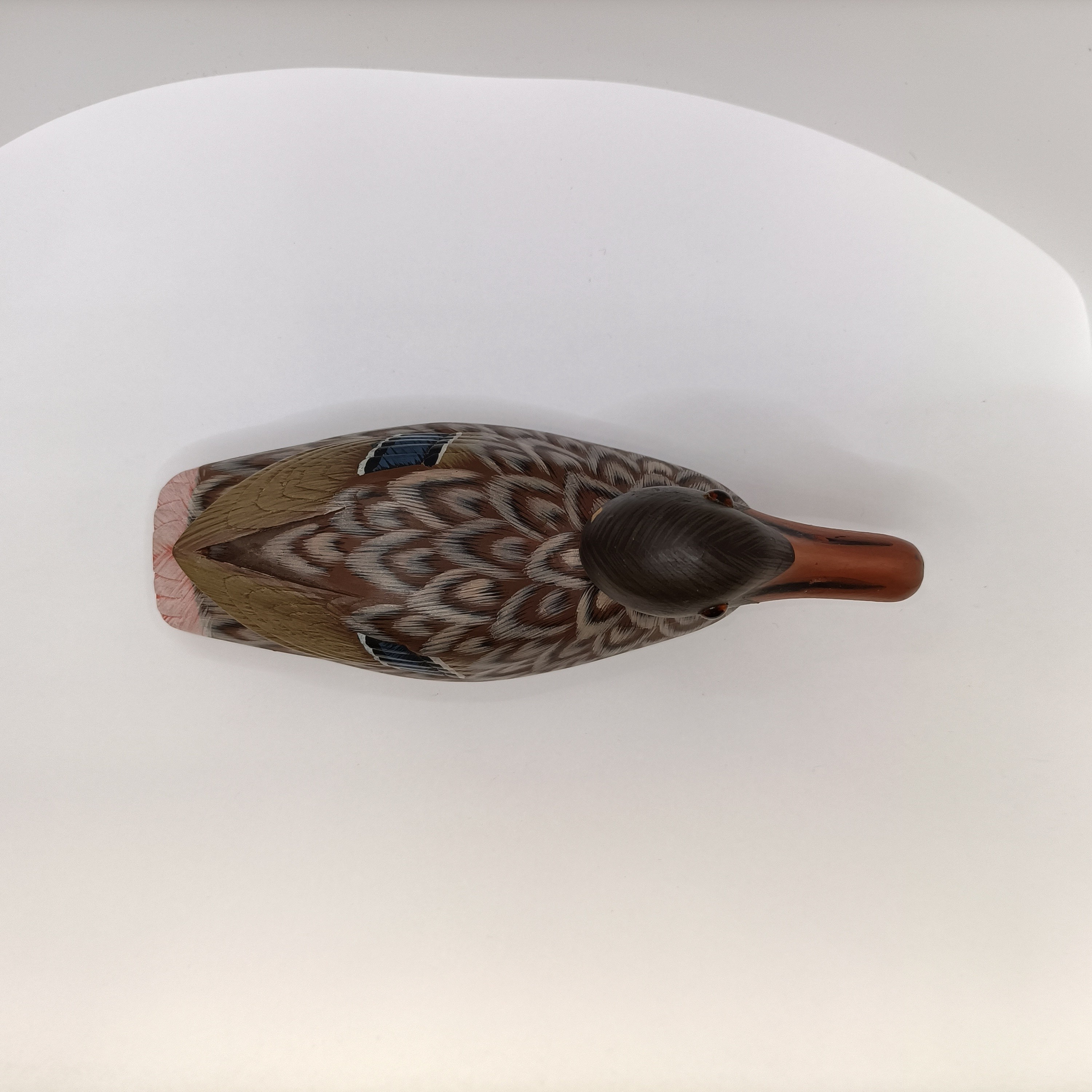 Voir photo 7 de Canard décoratif en bois sculpté et peint à la main – Figurine colvert vintage 17 cm Canard décoratif en bois sculpté et peint à la main – Figurine colvert vintage 17 cm reconditionné photo 7