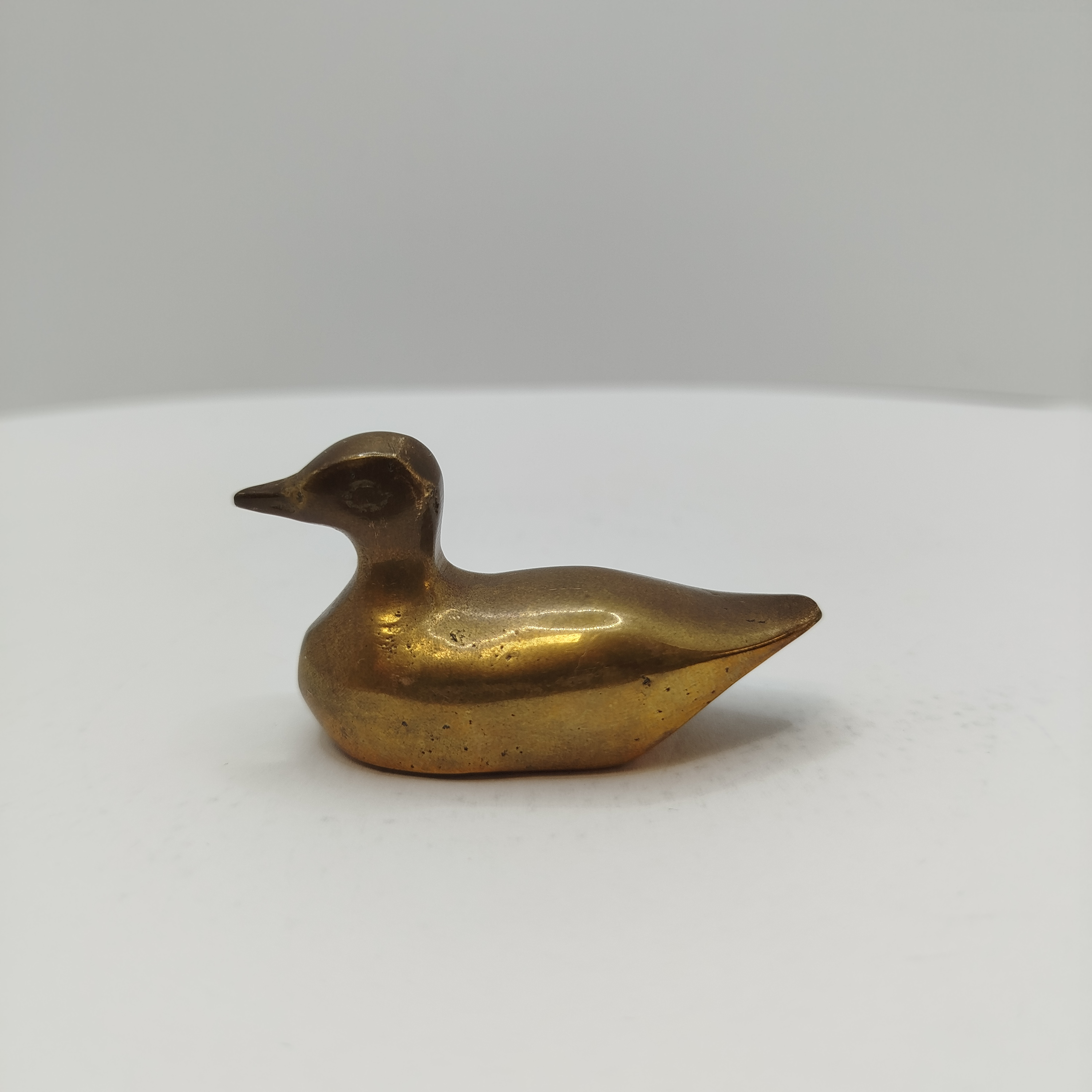 Voir photo 2 de Canard décoratif vintage en laiton doré, figurine animalière presse-papier Canard décoratif vintage en laiton doré, figurine animalière presse-papier Très bon état reconditionné photo 2