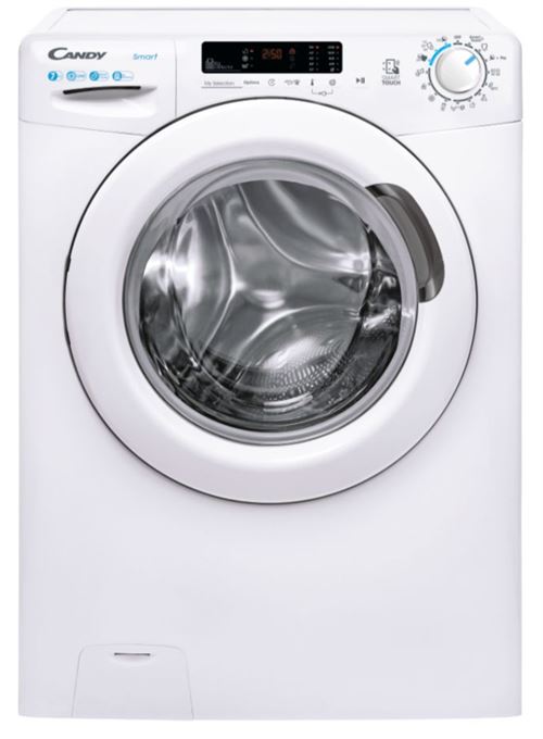 Candy CS4 1272DE / 1-S - Machine à laver - largeur : 65 cm - profondeur : 45 cm - hauteur : 89 cm - chargement frontal - 48 litres - 7 kg - 1200 tours/min - blanc État correct N/A reconditionné disponible sur Fnac