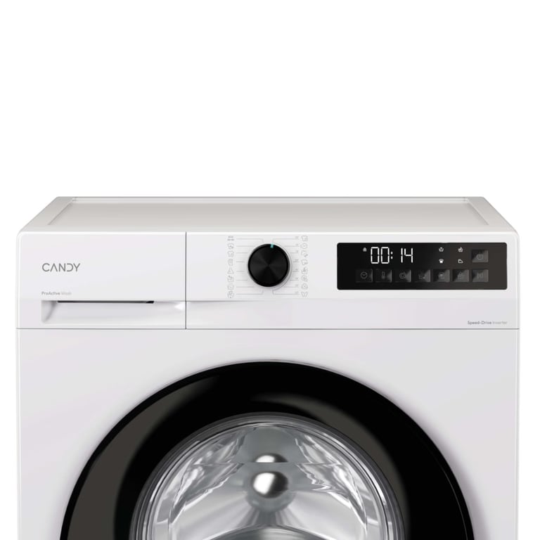 Candy GD 49B8-S machine à laver Charge avant 9 kg 1351 tr/min Blanc - Bon état Bon état Candy reconditionné photo 3 | Dero