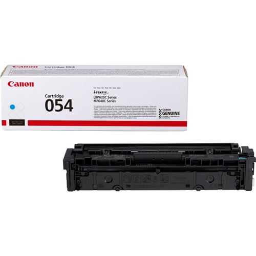 Canon 054 - Cyan - original - cartouche de toner - pour imageCLASS LBP622Cdw, MF641CW, MF642Cdw, MF644Cdw État correct - 19,00 € Canon 054 - Cyan - original - cartouche de toner - pour imageCLASS LBP622Cdw, MF641CW, MF642Cdw, MF644Cdw État correct Canon reconditionné disponible sur Fnac