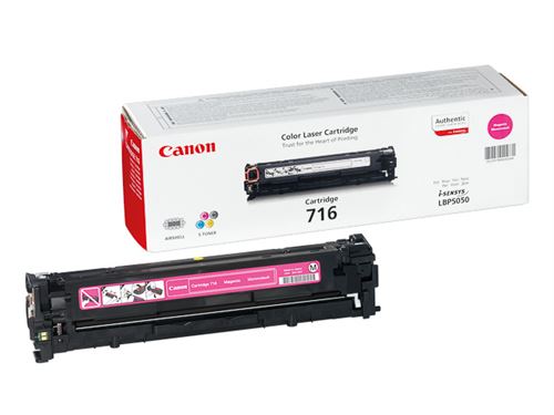 Canon 716 Magenta - Magenta - original - cartouche de toner - pour i-SENSYS LBP5050, LBP5050N, MF8030CN, MF8040Cn, MF8050CN, MF8080Cw État correct Canon reconditionné disponible sur Fnac