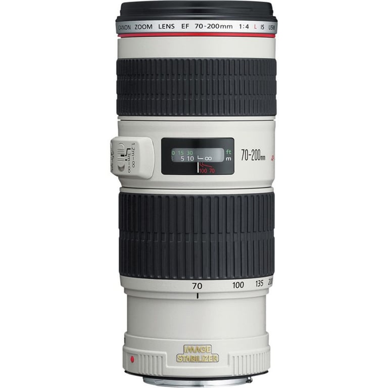 Canon EF 70-200 mm f/4L IS USM SLR Téléobjectif Blanc - Très bon état Très bon état Canon reconditionné disponible sur Pixmania