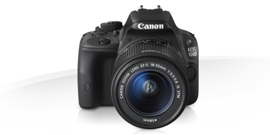 Canon EOS 100D + 18-55 IS STM Kit d'appareil-photo SLR 18 MP CMOS 5184 x 3456 pixels Noir - Très bon état Très bon état Canon reconditionné disponible sur Pixmania