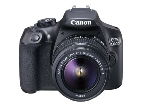 Canon EOS 1300D - Appareil photo numérique - Reflex - 18.0 MP - APS-C - 1080p / 30 pi/s - corps uniquement - Wi-Fi, NFC - noir État correct Canon reconditionné disponible sur Fnac