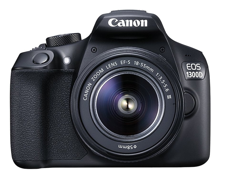 Canon EOS 1300D + EF-S 18-55 DC III Kit d'appareil-photo SLR 18 MP CMOS 5184 x 3456 pixels Noir - Bon état Bon état Canon reconditionné disponible sur Pixmania