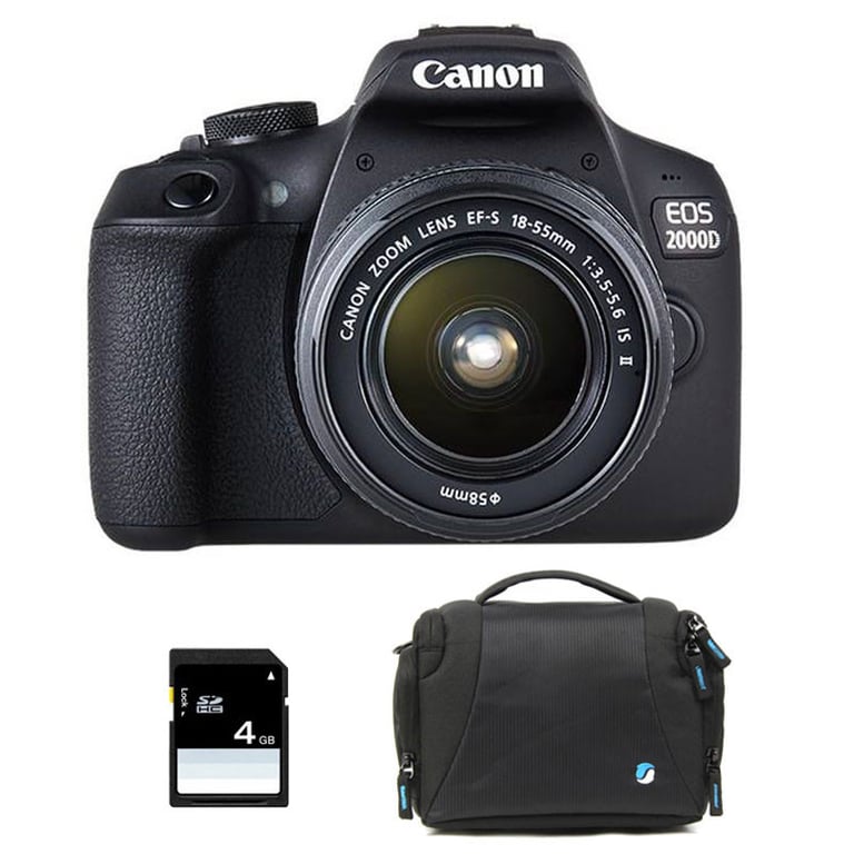CANON EOS 2000D + 18-55 IS II + Sac + SD 4Go - Très bon état Très bon état Canon reconditionné disponible sur Pixmania | Dero