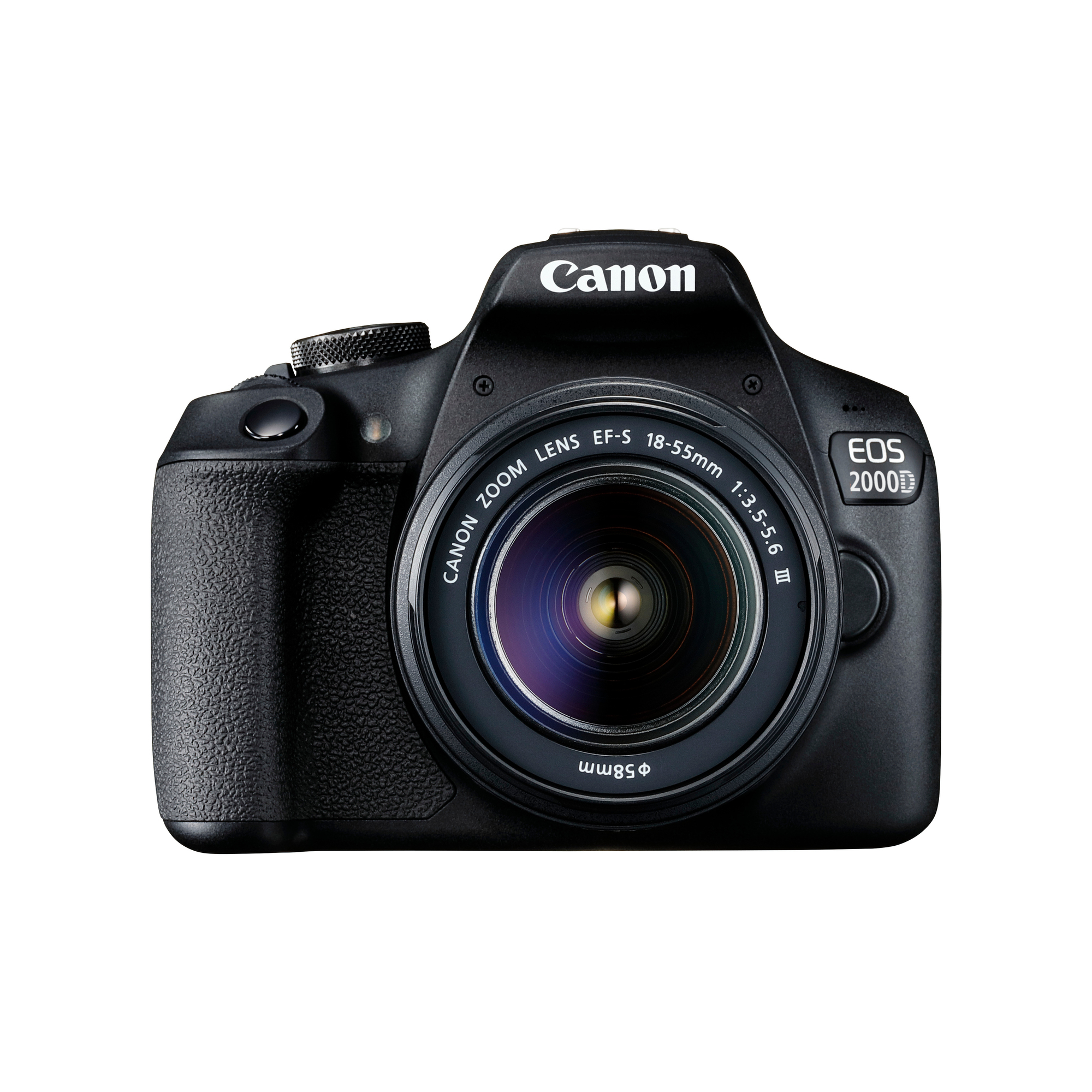 Canon EOS 2000D + EF-S 18-55mm f/3.5-5.6 III Kit d'appareil-photo SLR 24,1 MP CMOS 6000 x 4000 pixels Noir - Très bon état Très bon état Canon reconditionné disponible sur Pixmania