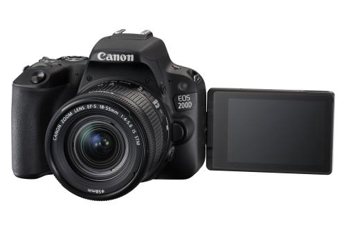 Canon EOS 200D - Appareil photo numérique - Reflex - 24.2 MP - APS-C - 1080p / 60 pi/s - 3x zoom optique EF-S 18-55mm DC III et EF de 50 mm f/lentille STM 1,8 - Wi-Fi, Bluetooth, NFC - noir État correct Canon reconditionné disponible sur Fnac