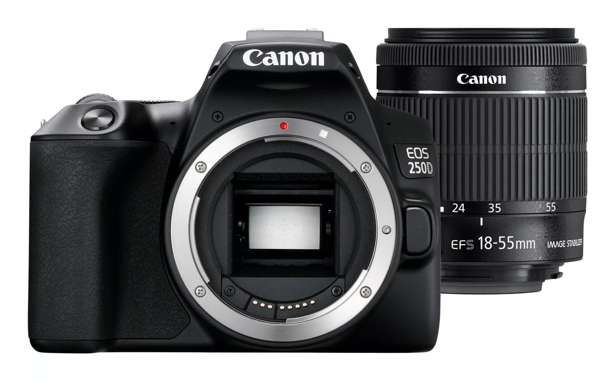 Canon EOS 250D + 18-55mm IS STM Kit d'appareil-photo SLR 24,1 MP CMOS 6000 x 4000 pixels Noir - Très bon état Très bon état - 895,00 € Canon EOS 250D + 18-55mm IS STM Kit d'appareil-photo SLR 24,1 MP CMOS 6000 x 4000 pixels Noir - Très bon état Très bon état Canon reconditionné disponible sur Pixmania