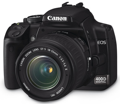 Canon EOS 400D + EF 17-85mm + 70-300mm Kit d'appareil-photo SLR 10,1 MP CMOS 3888 x 2592 pixels Noir - Très bon état Très bon état Canon reconditionné disponible sur Pixmania