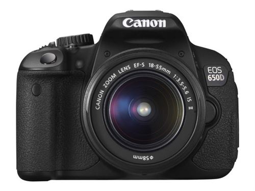 Canon EOS 650D - Appareil photo numérique - Reflex - 18.0 MP - APS-C - 1080p - 7.5x zoom optique objectif EF-S 18-135 mm État correct - 821,42 € Canon EOS 650D - Appareil photo numérique - Reflex - 18.0 MP - APS-C - 1080p - 7.5x zoom optique objectif EF-S 18-135 mm État correct Canon reconditionné disponible sur Fnac