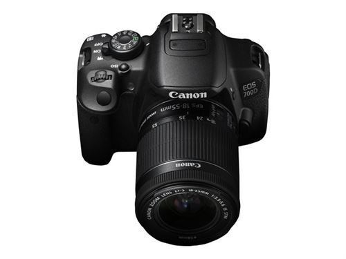 Canon EOS 700D - Appareil photo numérique - Reflex - 18.0 MP - APS-C - 1080p / 30 pi/s - 3x zoom optique objectif EF-S 18-55 mm DC III État correct Canon reconditionné disponible sur Fnac