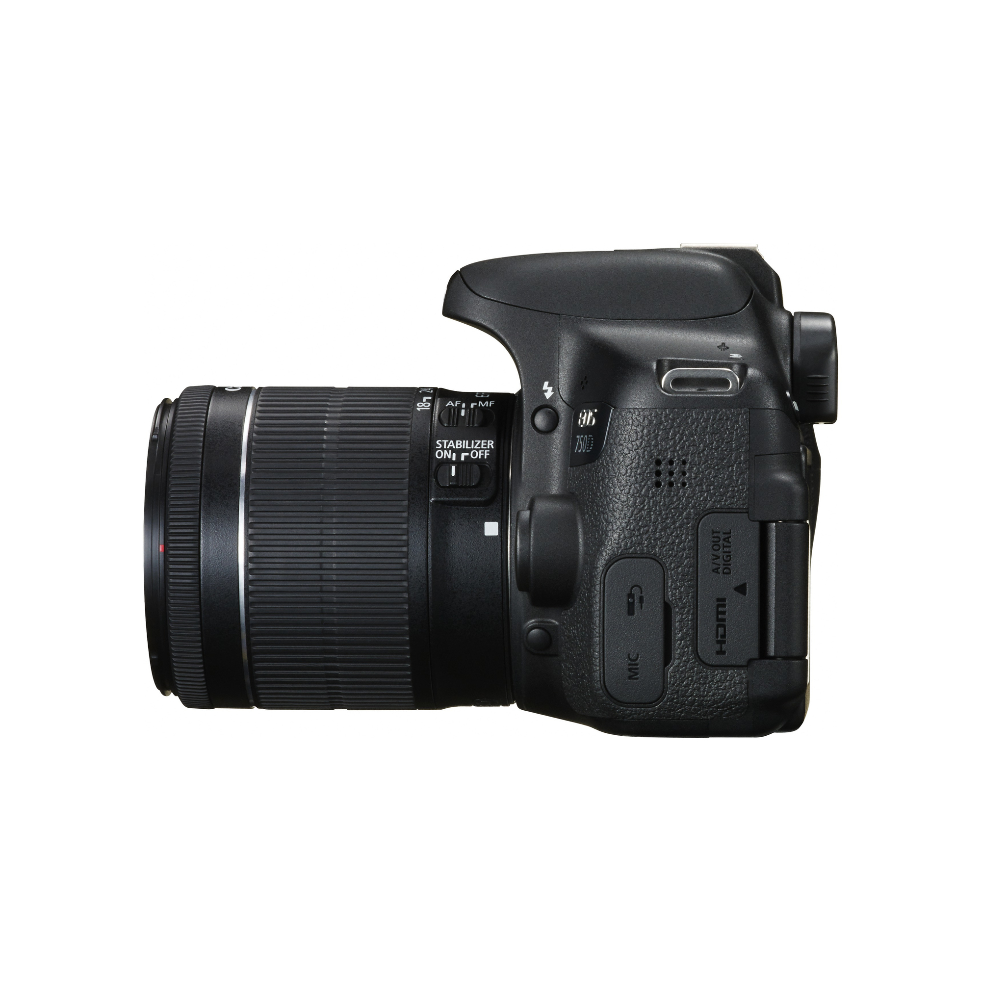 Voir photo 2 de Canon EOS 750D + EF-S 18-55 IS STM Kit d'appareil-photo SLR 24,2 MP CMOS 6000 x 4000 pixels Noir - Très bon état | Dero Canon EOS 750D + EF-S 18-55 IS STM Kit d'appareil-photo SLR 24,2 MP CMOS 6000 x 4000 pixels Noir - Très bon état Très bon état Canon reconditionné photo 2 | Dero