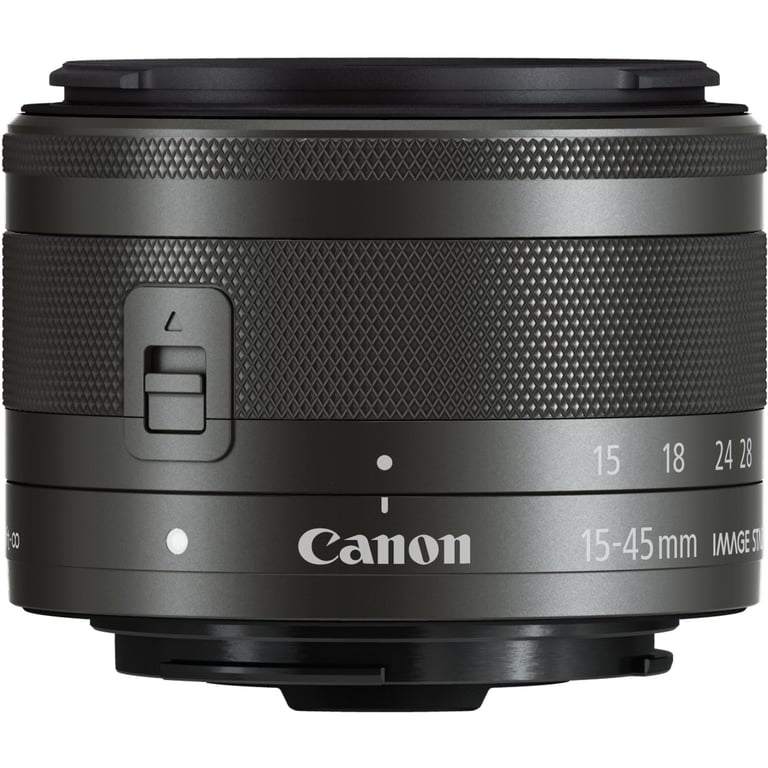 Canon Objectif EF-M 15-45mm f/3.5-6.3 IS STM - Graphite - Très bon état Très bon état Canon reconditionné disponible sur Pixmania