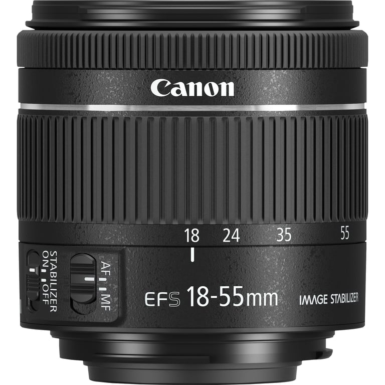Canon Objectif EF-S 18-55mm f/4-5.6 IS STM - Très bon état Très bon état Canon reconditionné disponible sur Pixmania
