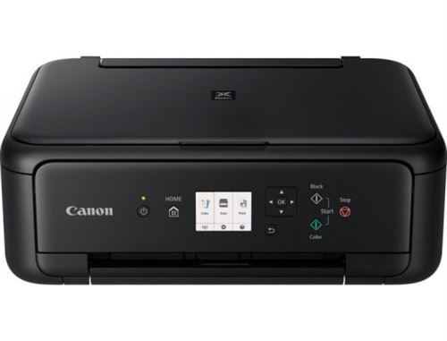 Canon PIXMA TS5150 - Imprimante multifonctions - couleur - jet d'encre - 216 x 297 mm (original) - A4/Legal (support) - jusqu'à 13 ipm (impression) - 120 feuilles - USB 2.0, Wi-Fi(n), Bluetooth - noir État correct Canon reconditionné disponible sur Fnac