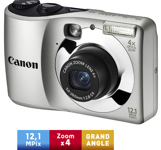 Canon PowerShot A1200 Argent État correct - 99,95 € Canon PowerShot A1200 Argent État correct Canon reconditionné disponible sur Fnac