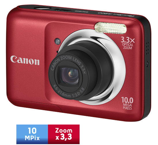 Canon PowerShot A800 Rouge État correct - 214,96 € Canon PowerShot A800 Rouge État correct Canon reconditionné disponible sur Fnac