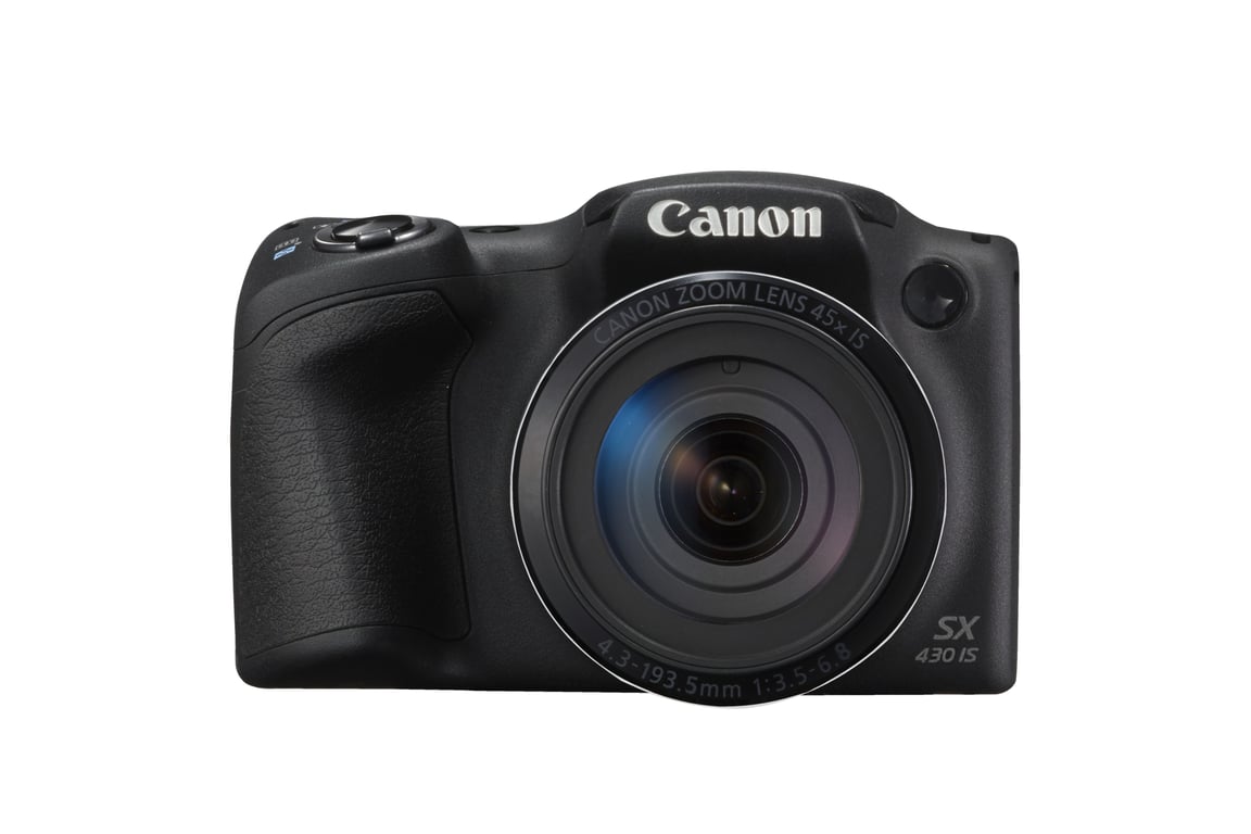 Canon PowerShot SX430 IS 1/2.3 Appareil photo Bridge 20,5 MP CCD (dispositif à transfert de charge) 5152 x 3864 pixels Noir - Très bon état Très bon état reconditionné disponible sur Pixmania
