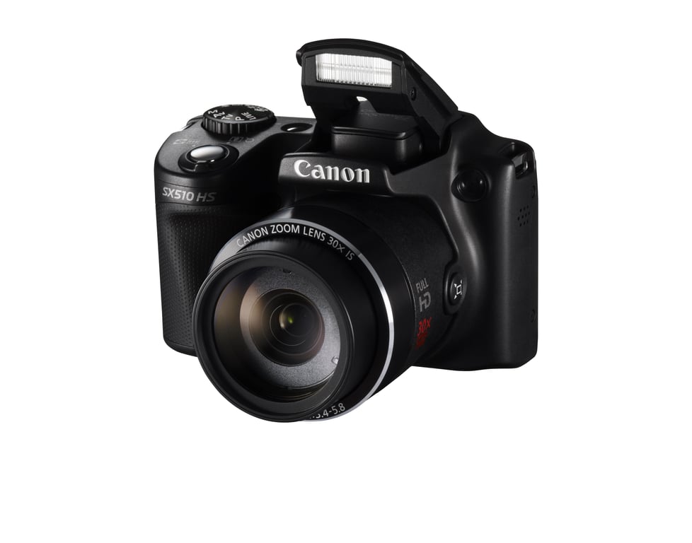 Canon PowerShot SX510 HS 1/2.3 Appareil photo Bridge 12,1 MP CMOS 4000 x 3000 pixels Noir - Bon état Bon état reconditionné disponible sur Pixmania