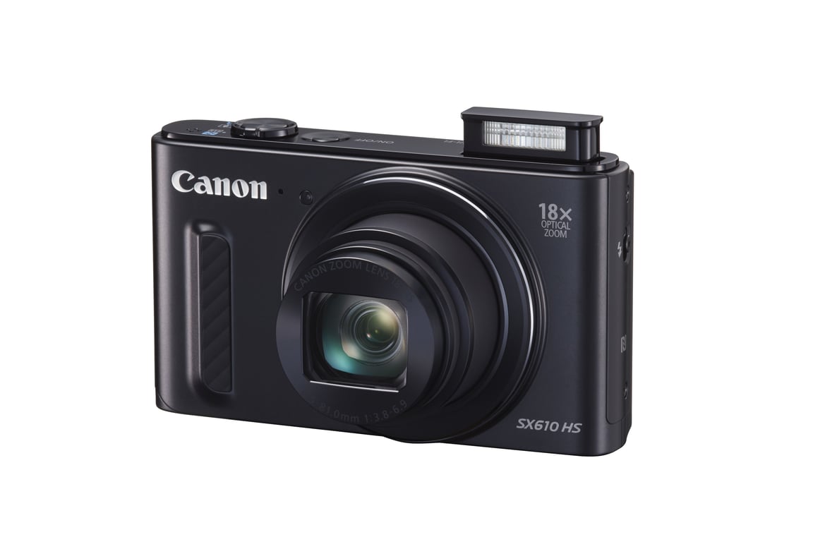 Canon PowerShot SX610 HS 1/2.3  Appareil-photo compact 20,2 MP CMOS 4608 x 3456 pixels Noir - Excellent état Parfait état Canon reconditionné photo 3 | Dero