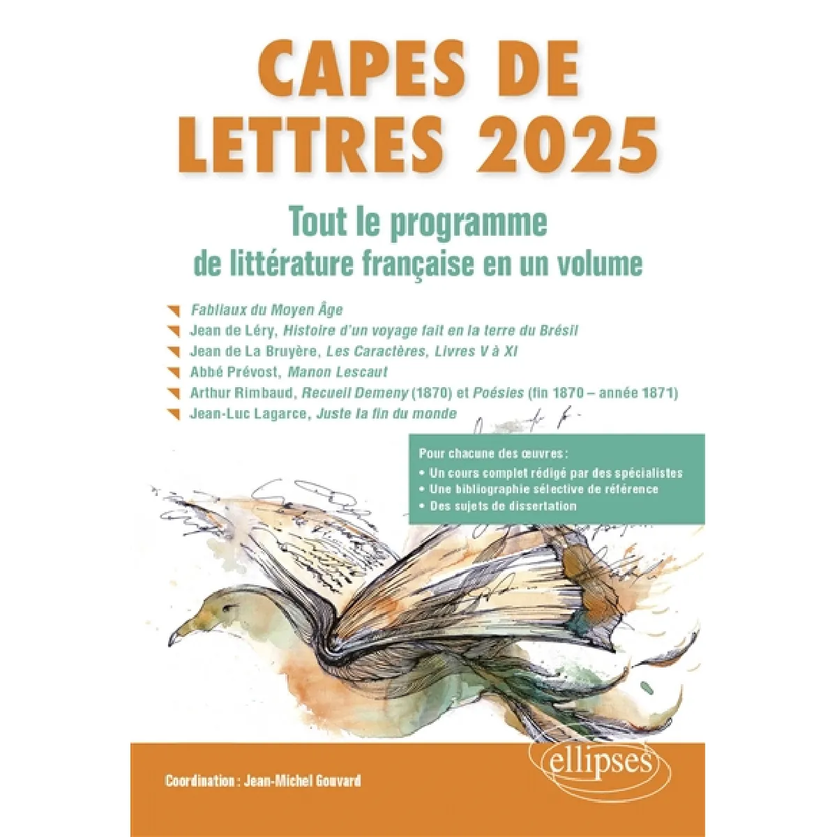 Capes de lettres 2025 : tout le programme de littérature française en un volume État correct - 25,43 € Capes de lettres 2025 : tout le programme de littérature française en un volume État correct N/A (Il ne s'agit pas d'une marque reconditionné disponible sur Rue du Commerce Seconde Vie