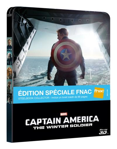 Captain America, le soldat de l'hiver Combo Blu-Ray 3D Edition SteelBook® Spéciale Fnac État correct reconditionné disponible sur Fnac