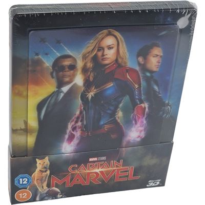 Captain Marvel Blu-ray 3D + Blu-ray SteelBook Lenticulaire Zavvi 2020 Zone Libre État correct reconditionné disponible sur Fnac