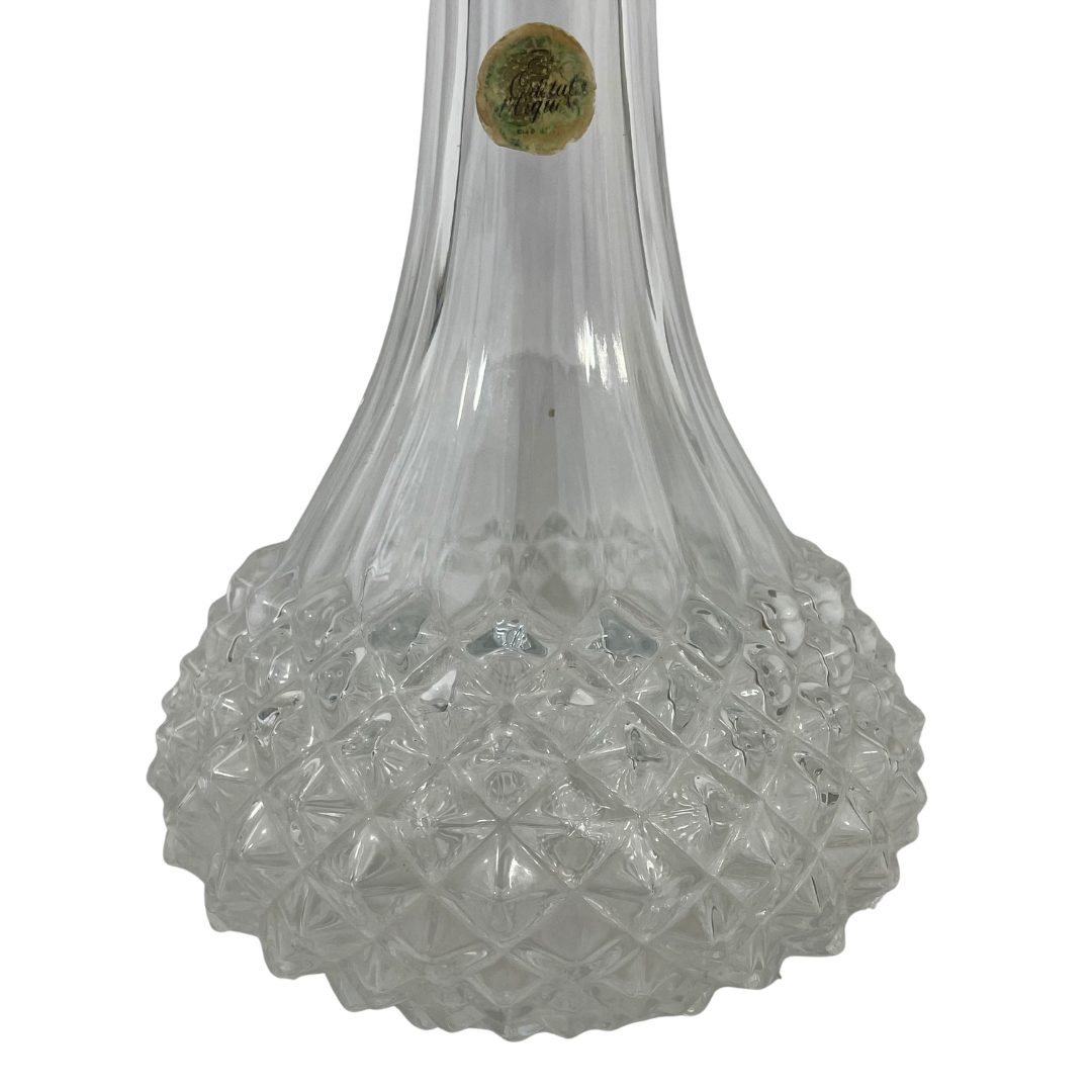 Voir photo 5 de Carafe à Liqueur en Cristal d'Arques – Pointe de diamant - Années 70 Carafe à Liqueur en Cristal d'Arques – Pointe de diamant - Années 70 Très bon état reconditionné photo 5