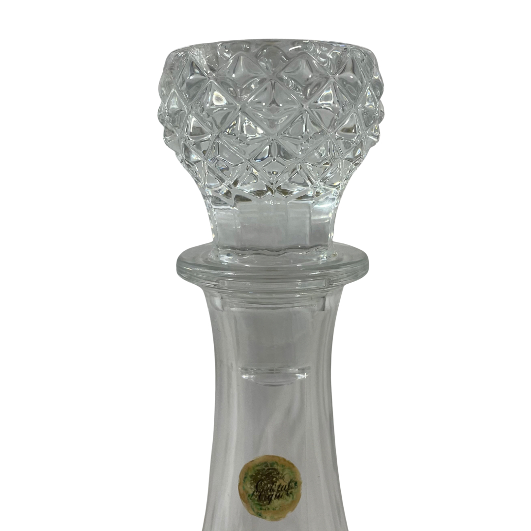 Voir photo 6 de Carafe à Liqueur en Cristal d'Arques – Pointe de diamant - Années 70 Carafe à Liqueur en Cristal d'Arques – Pointe de diamant - Années 70 Très bon état reconditionné photo 6