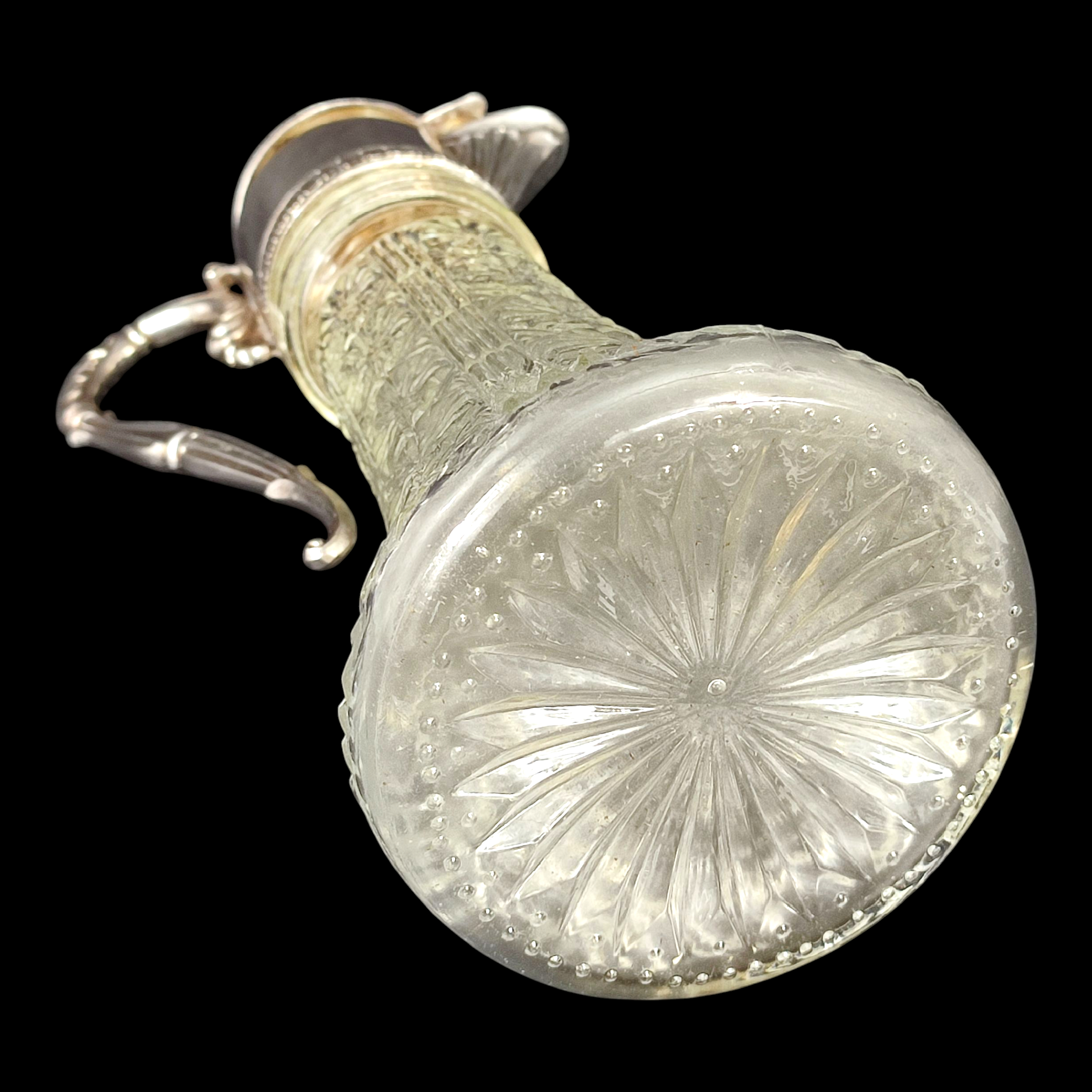 Voir photo 11 de Carafe à vin en verre avec couvercle argenté Carafe à vin en verre avec couvercle argenté Bon état reconditionné photo 11