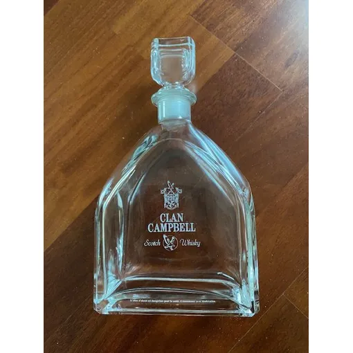 Carafe À Whisky - Clan Campbell - Années 1980 - Pièce De Collection occasion reconditionné disponible sur Rakuten