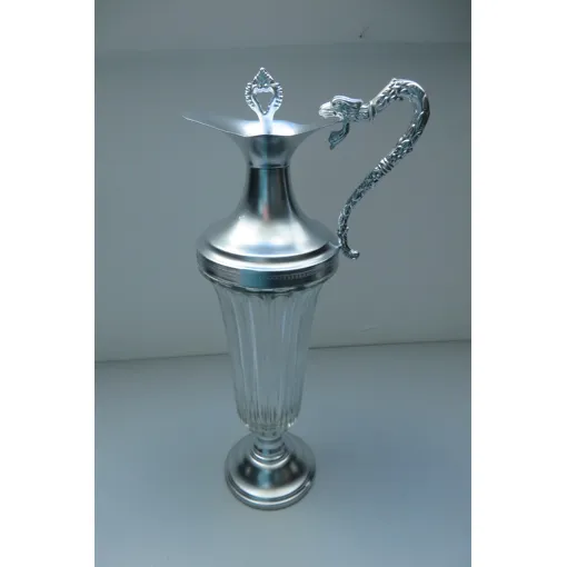 Carafe Aiguière Verre Et Métal Bon état reconditionné disponible sur Rakuten