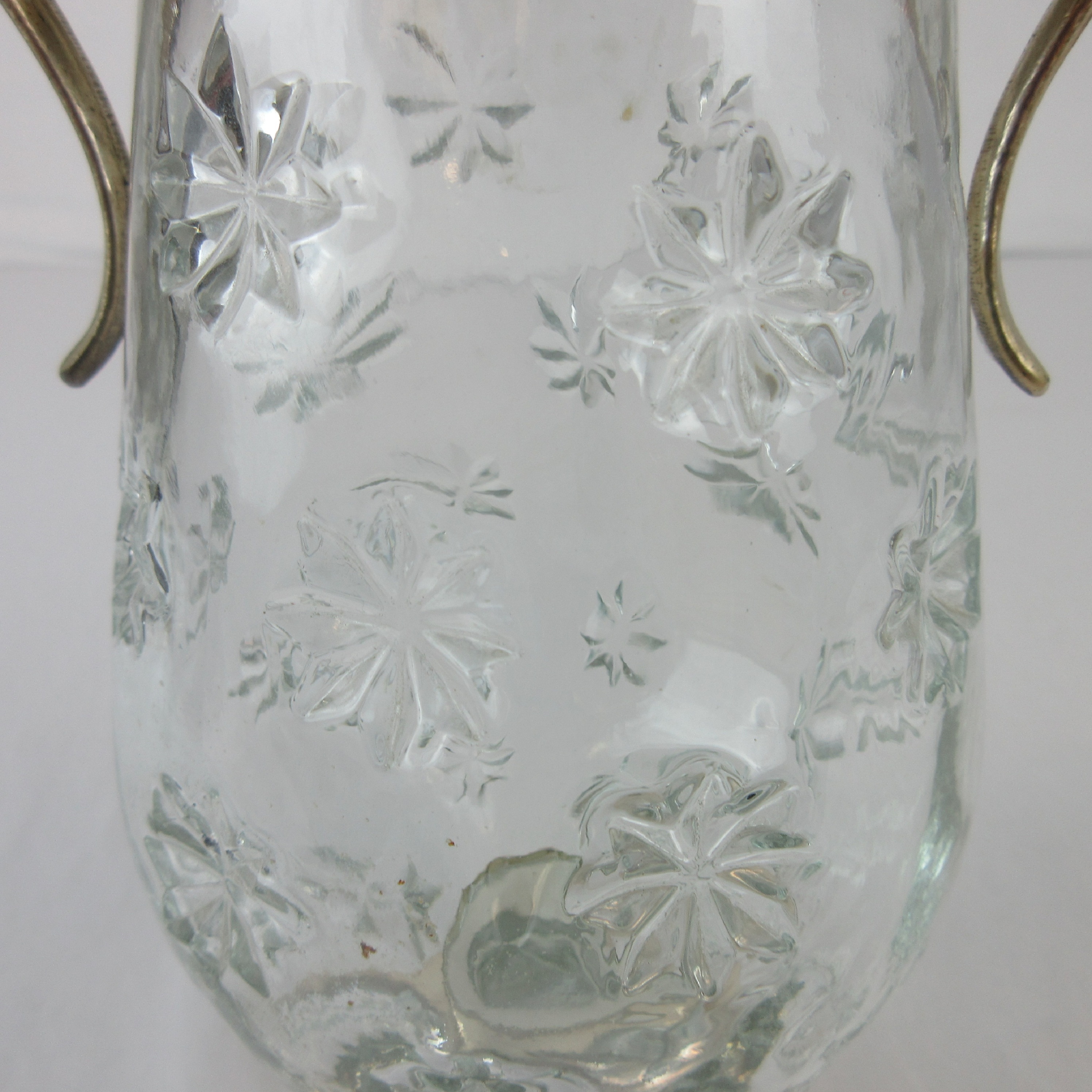 Voir photo 6 de Carafe en verre et métal argenté Carafe en verre et métal argenté Bon état reconditionné photo 6