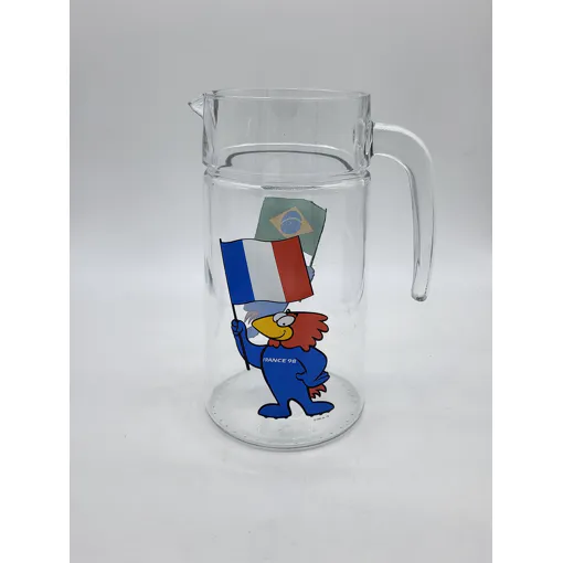Carafe Footix Coupe Du Monde 98 Foot Vintage Arcoroc Luminarc occasion reconditionné disponible sur Rakuten