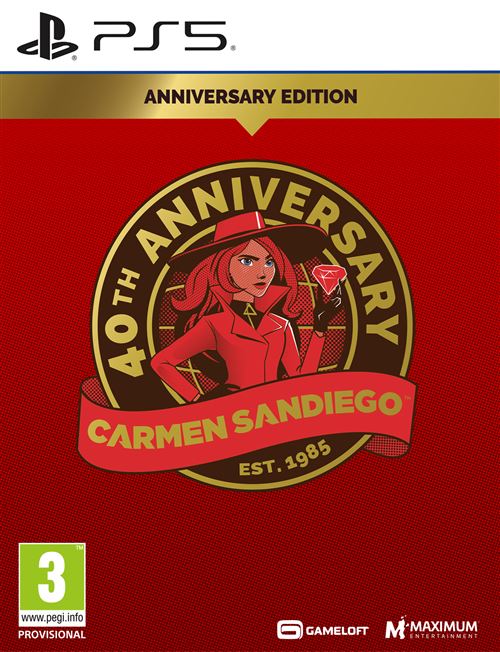 Carmen Sandiego 40th Anniversary Edition PS5 État correct Just for Games reconditionné disponible sur Fnac