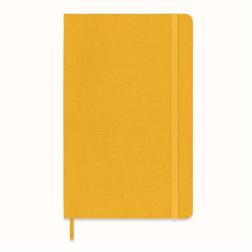 Carnet grand format Moleskine rigide ligné Soie Jaune orange État correct reconditionné disponible sur Fnac