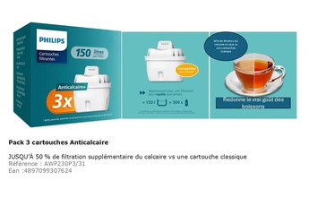 Cart anticalcaire Bon état Philips reconditionné disponible sur Darty