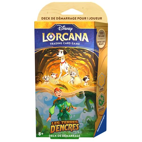 Carte à collectionner Lorcana Ravensburger Disney Deck de démarrage Ambre Émeraude État correct reconditionné disponible sur Fnac
