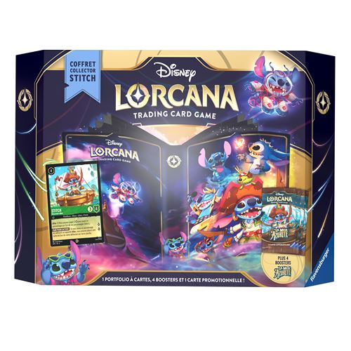 Carte à collectionner Lorcana Ravensburger Disney S6 Coffret cadeau Stitch État correct reconditionné disponible sur Fnac