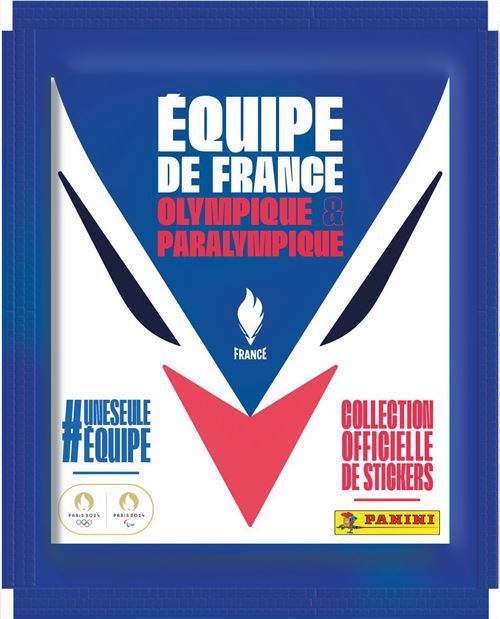 Carte à collectionner Panini Blister 2 pochettes et 1 offerte Équipe de France Jeux Olympiques et Paralympiques 2024 État correct Panini reconditionné disponible sur Fnac