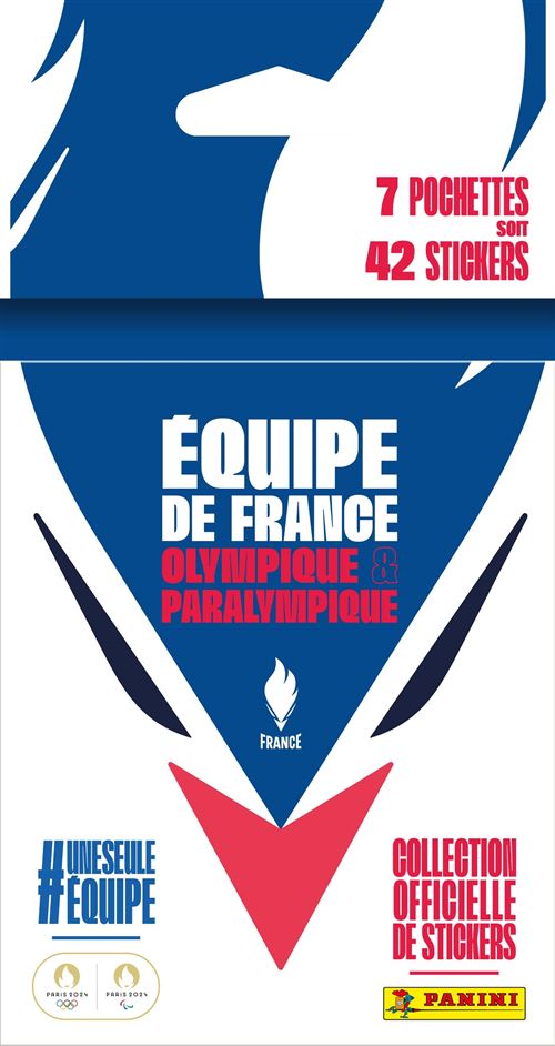 Acheter Carte à collectionner Panini Blister 7 pochettes Équipe de France Jeux Olympiques et Paralympiques 2024 État correct - 16,00 € Carte à collectionner Panini Blister 7 pochettes Équipe de France Jeux Olympiques et Paralympiques 2024 État correct Panini reconditionné disponible sur Fnac