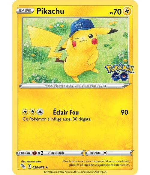 Carte à collectionner Pokémon Carte Promo Go 1 Bonus de commande ne peut être vendu séparément État correct Pokémon reconditionné disponible sur Fnac