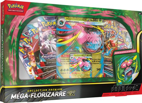 Carte à collectionner Pokémon Coffret Premium Méga-Florizarre ex État correct reconditionné disponible sur Fnac