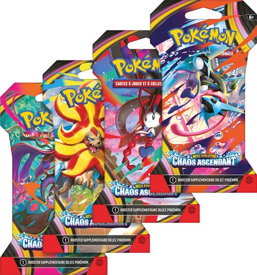 Carte à collectionner Pokémon ME04 Booster Sleeve Modèle aléatoire État correct - 11,78 € Carte à collectionner Pokémon ME04 Booster Sleeve Modèle aléatoire État correct Pokémon reconditionné disponible sur Fnac