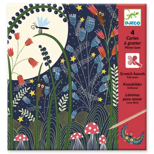 Carte à Gratter Djeco Pleine Lune État correct reconditionné disponible sur Fnac